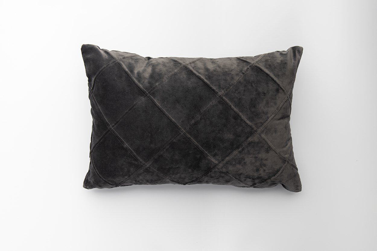 Velvet Cushion Liny 35*50 Cm Antrasit