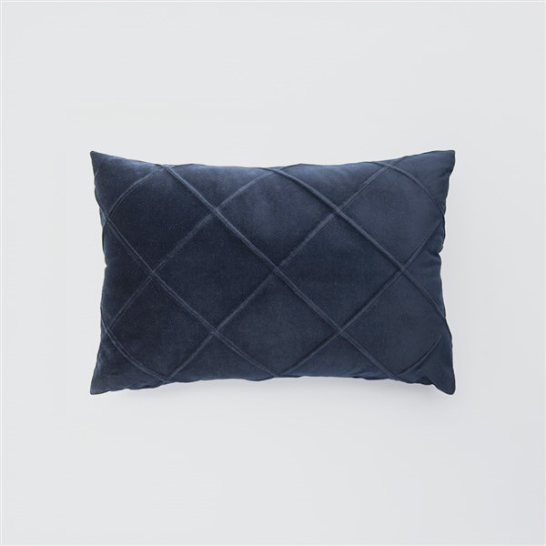 Kadife Kırlent Liny 35*50 Lacivert