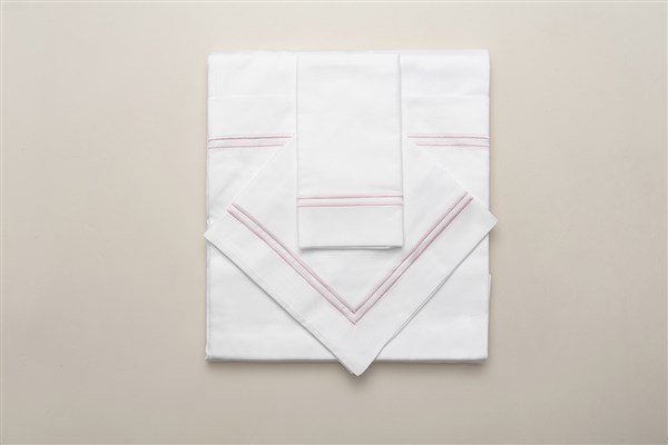 Baby Duvet Cover Set 2 Sıra Pikolu White-Pink