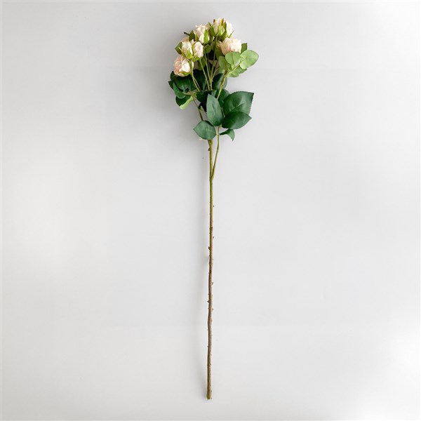 Rose Spray Dekoratif Çiçek 78 cm Pink 216-3672PK Yeşil