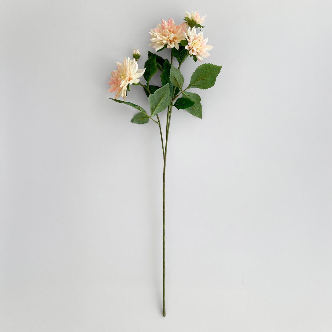 Dahlia Dal Dekoratif Çiçek 70 cm Cream Pink 33-2348CRPK Km Pembe