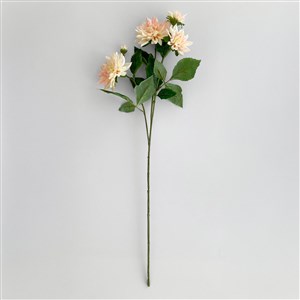 Dahlia Dal Dekoratif Çiçek 70 cm Cream Pink 33-2348CRPK Km Pembe