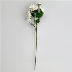 Dahlia Dal Dekoratif Çiçek 70 cm White 33-2348WH Beyaz