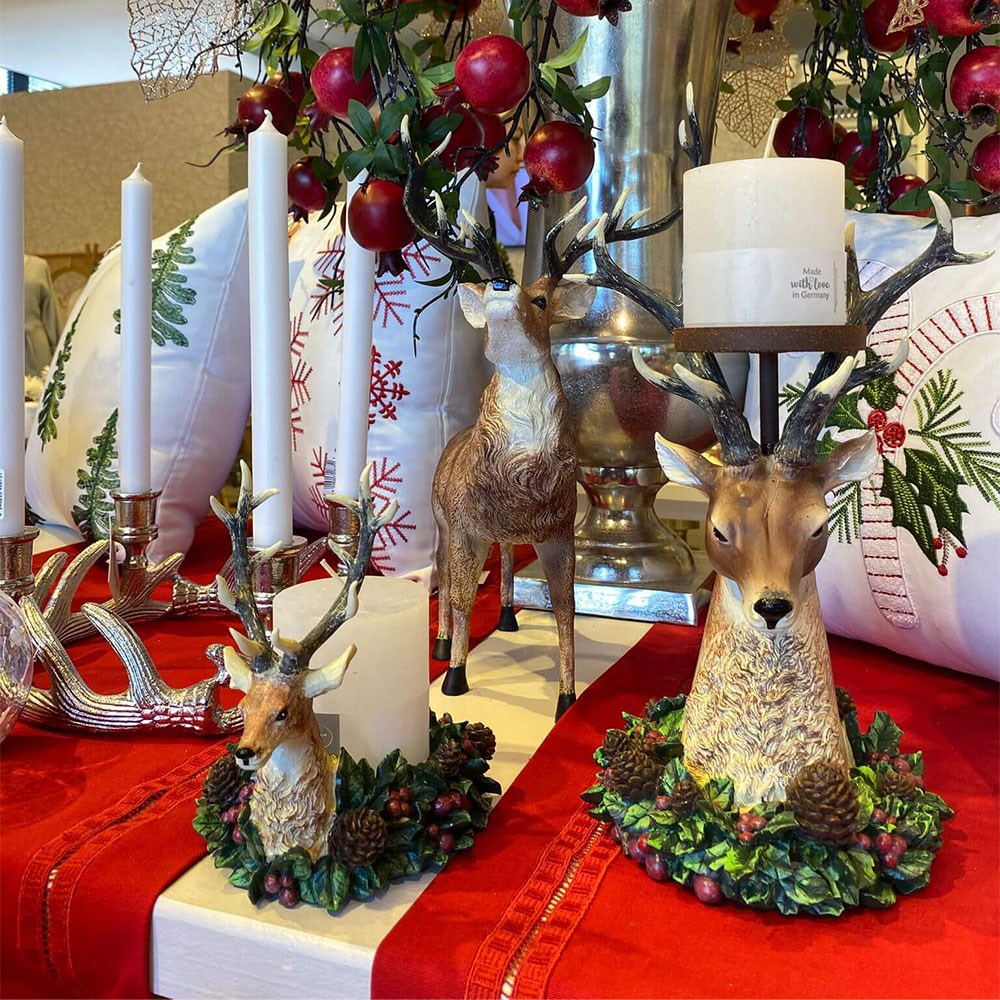 Deer Figure Candle Holder 17 cm 154-029 