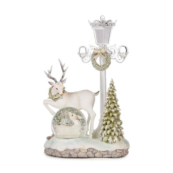 Deer With Kamppost Musical 40 cm 99-0012 