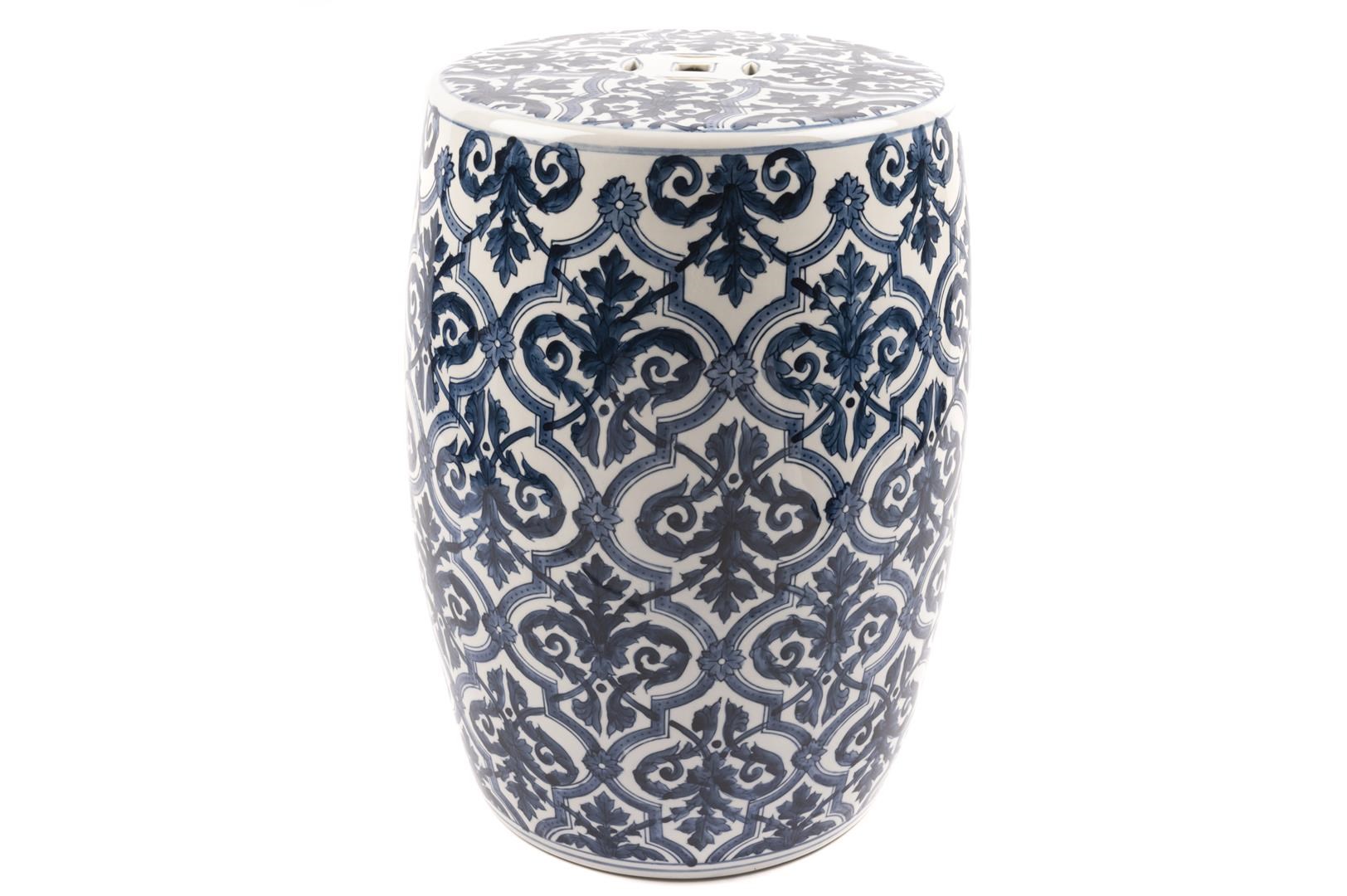 Mavi Desen Porselen Tabure 28 44cm P148 317645 115591440655 Gul Guler