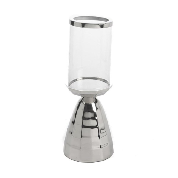 Gümüş Emery Camlı Mumluk 12*34 cm P220.366056 