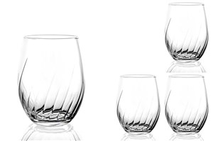 Swirly 4-Piece Water Glass 36 cl P296.943573