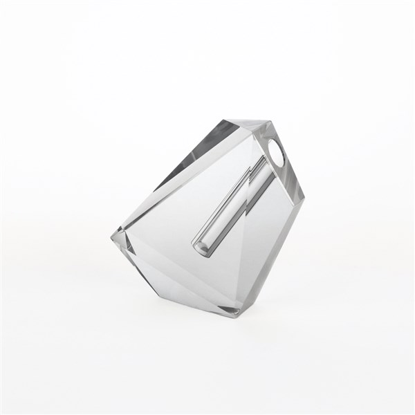 Kristal Füme Vazo 17*11 cm P214.110328 