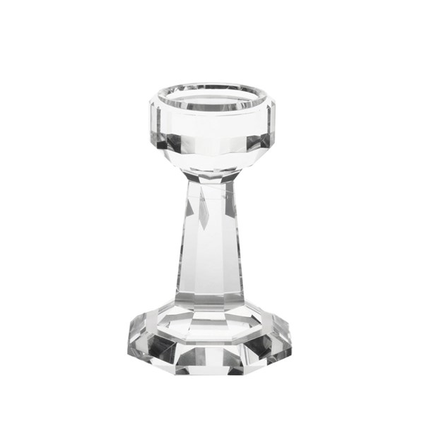 Kristal Şeffaf Mumluk 14*14*23 cm P214.119352 