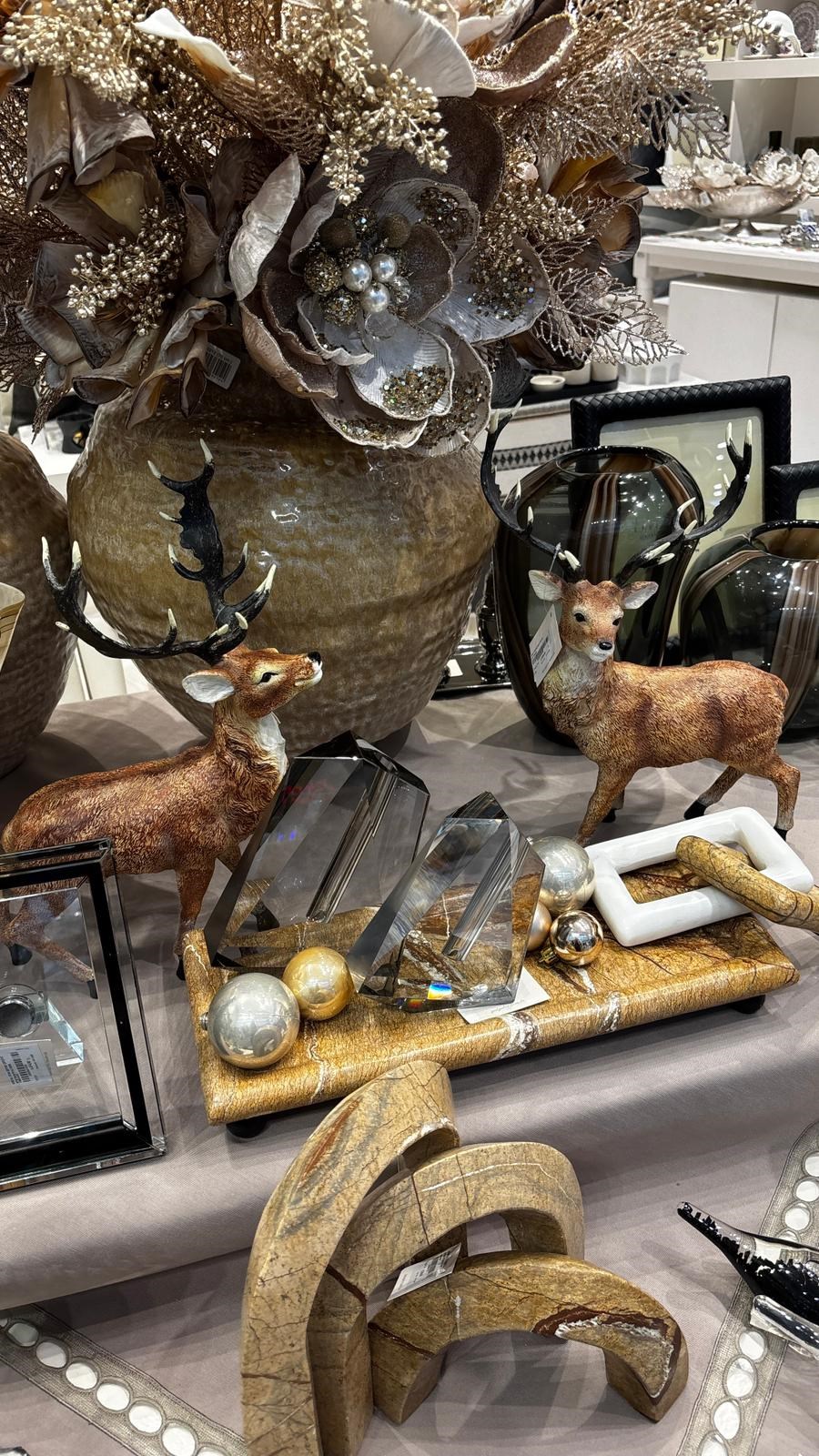 Beyaz Kahverengi Dekoratif Zincir 24*10*5 cm P357.107007 