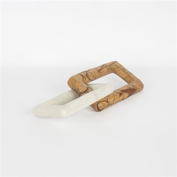 White Brown Decorative Chain 24*10*5 cm P357.107007