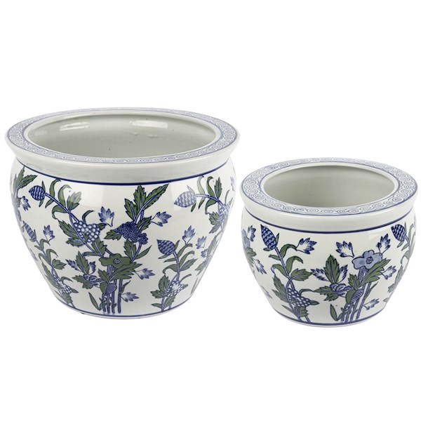 Blue Blanc 2'li Saksı 25x19 cm 36x26 cm P378.120228 