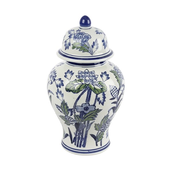 Blue Blanc Kapaklı Küp 18x32 cm P378.120259 