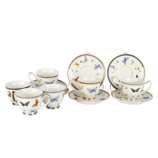 Butterfly 6'lı Kahve Fincan Seti P123.124011 
