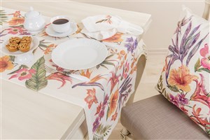 Baskılı Masa Bandı Gardenia Renkli
