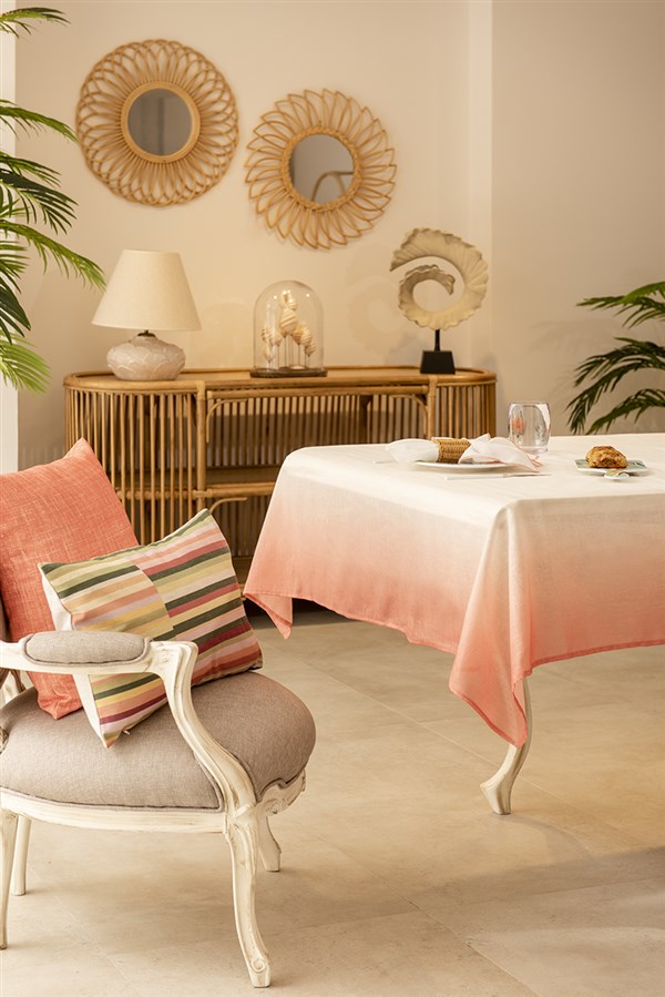 Printed Table Cloth Degrade Renkli