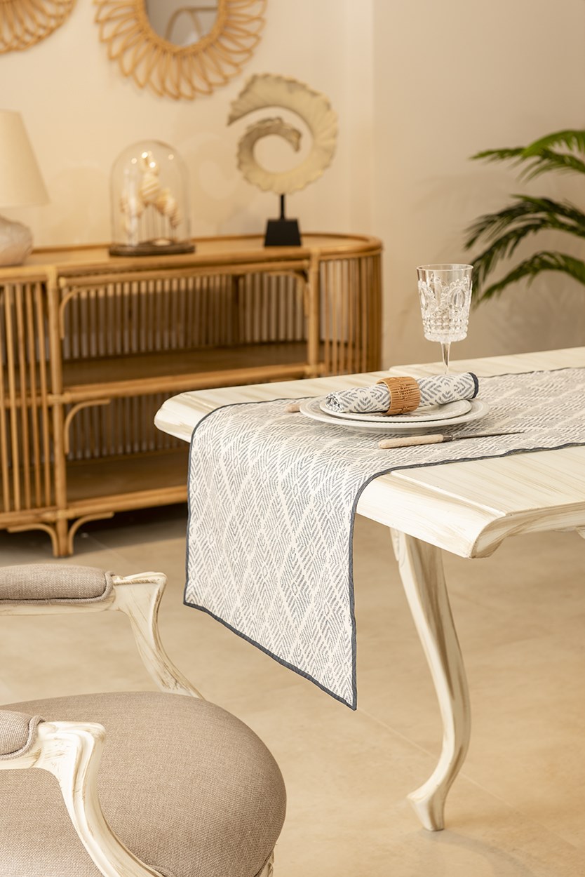 Baskılı Masa Bandı Vega Lacivert