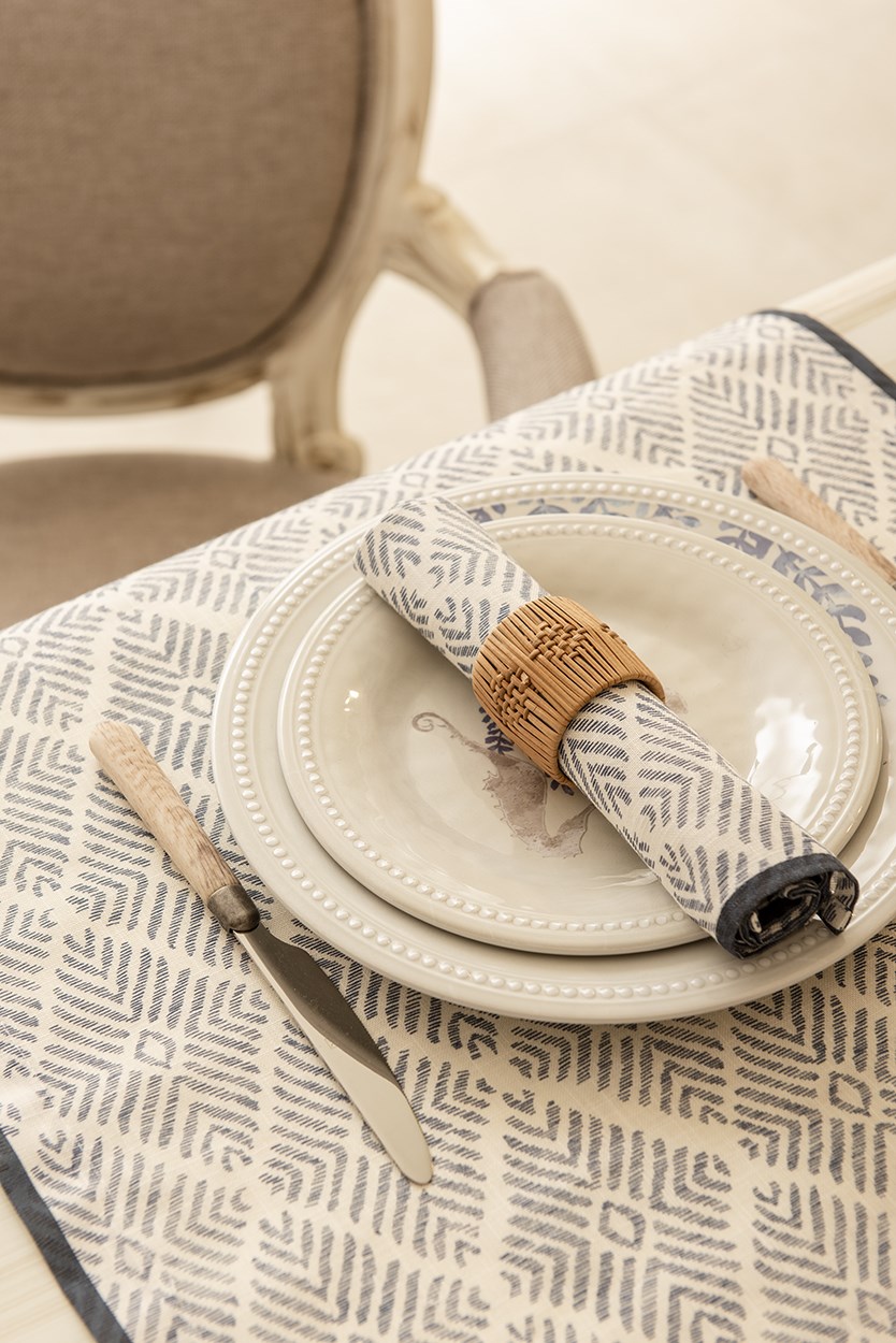 Baskılı Masa Bandı Vega Lacivert