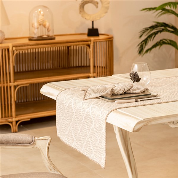 Printed Runner Vega Beige