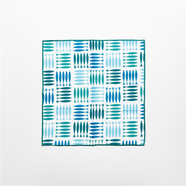 Baskılı Peçete 4'lü Paket Renkli Balıklı D1 0174 57 45*45 Renkli