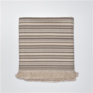 Çizgili Saçaklı Throw 140x170 cm JO4532 