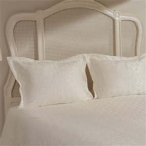 Yatak Örtüsü Çift Kişilik Peony JP4411 Kırık Beyaz