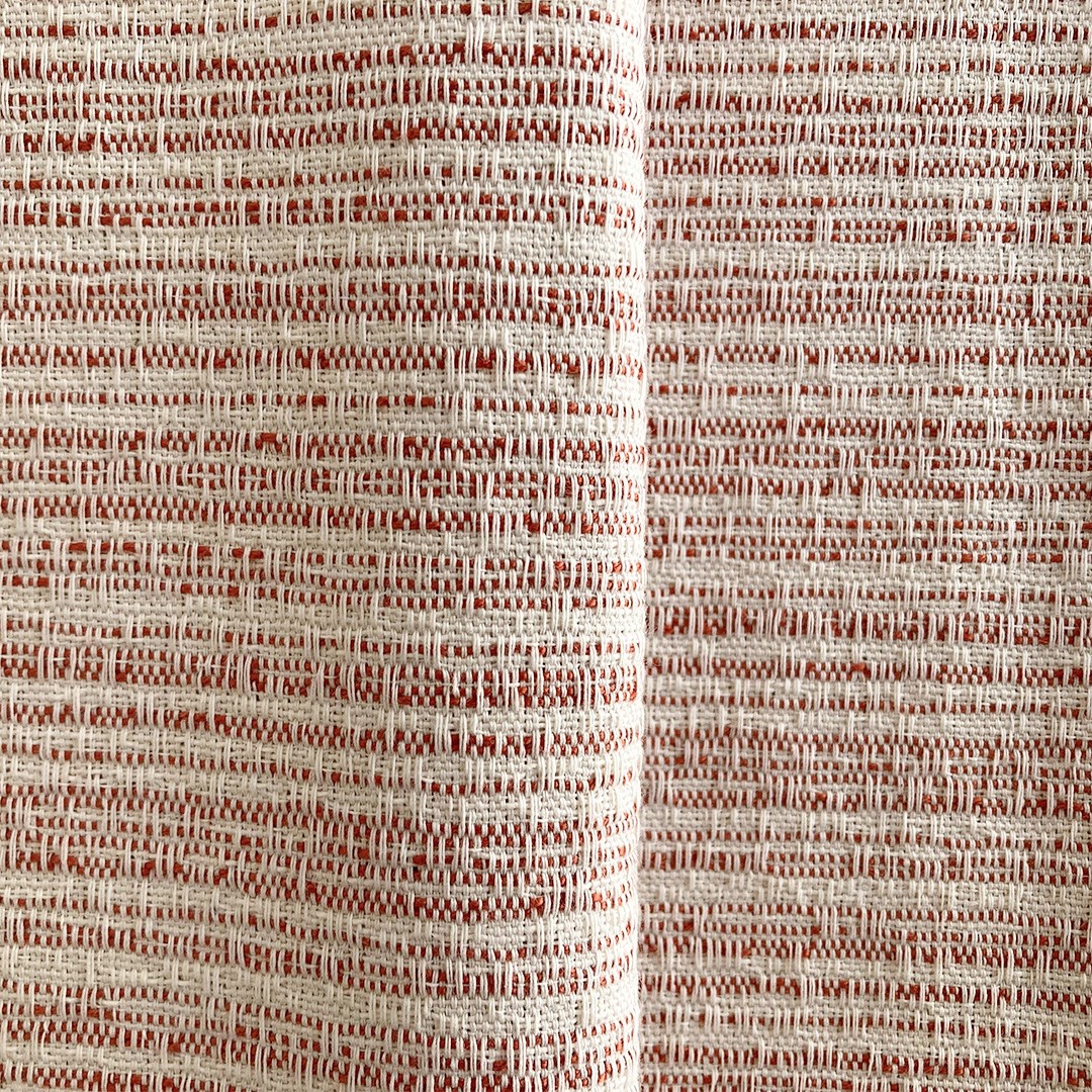 Renkli Dokuma Pike Çift Kişilik  JO7592 Kiremit