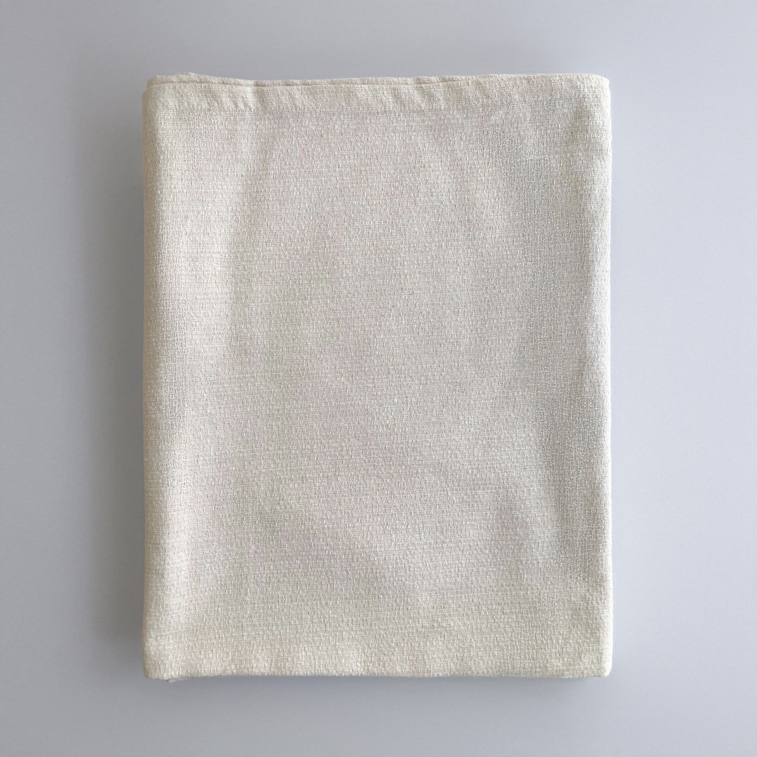 Renkli Dokuma Pike Çift Kişilik  JO7592 Krem