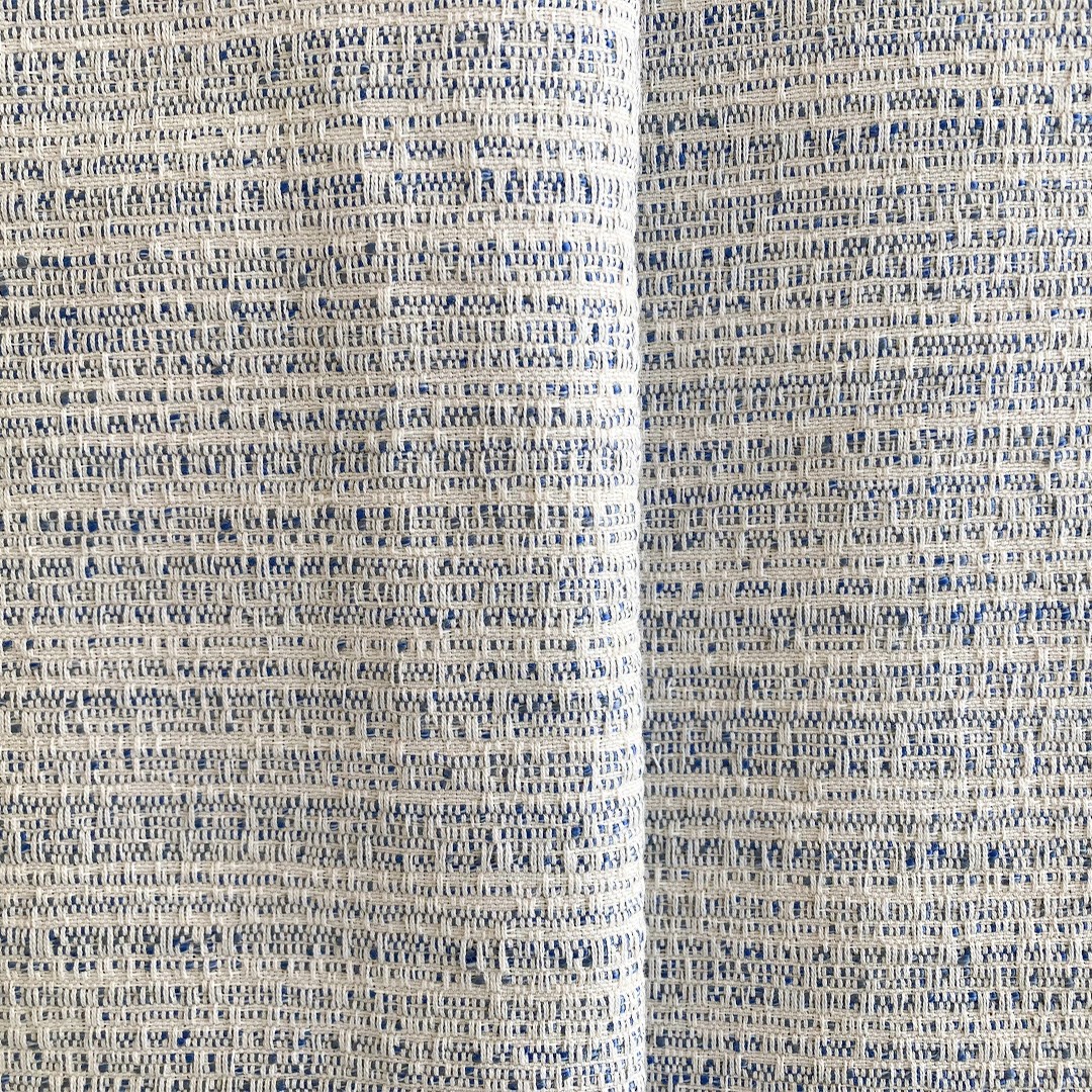 Renkli Dokuma Pike Çift Kişilik  JO7592 Mavi