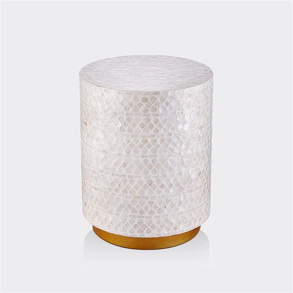 Sedef Tabure& Yan Sehpa 35*45 cm TLC0009 