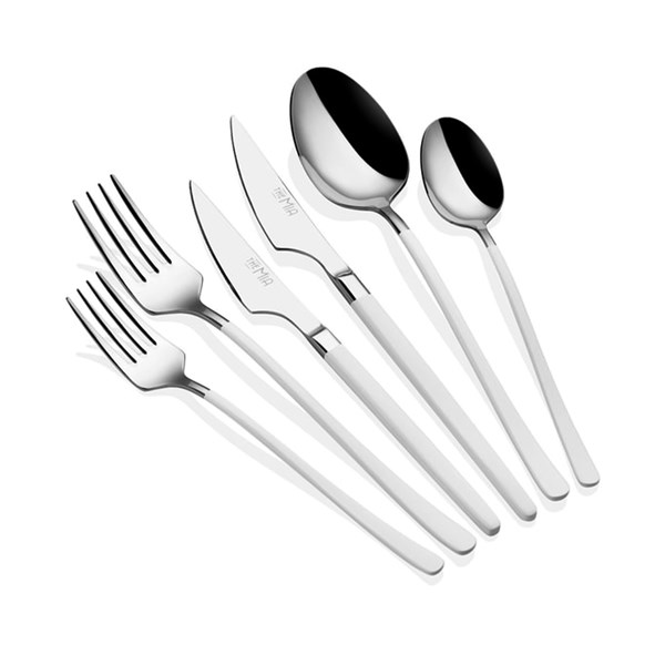 Vina Çatal Kaşık Bıçak Seti 36 Parça Gümüş Beyaz CKB0164 