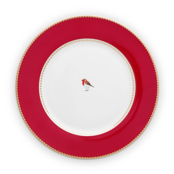 Love Birds Red Dinner Plate 26,5 cm 51001021 