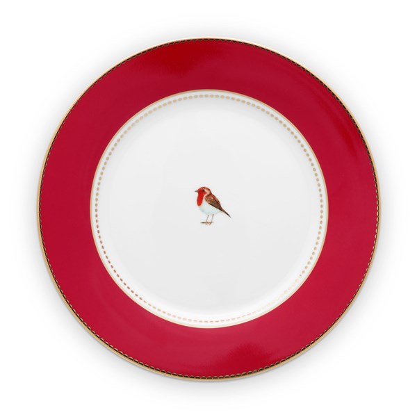 Love Birds Red Plate 21cm 51001025 