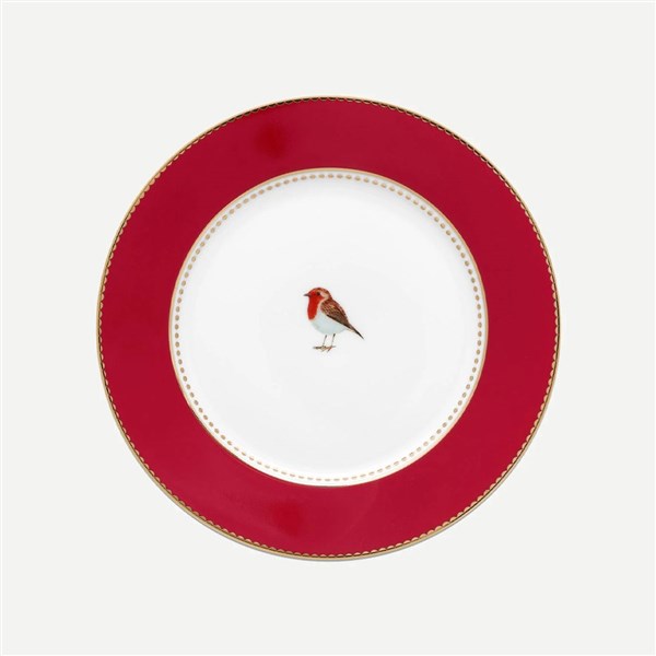 Love Birds Pastry Plate Red 17 Cm 51001029 