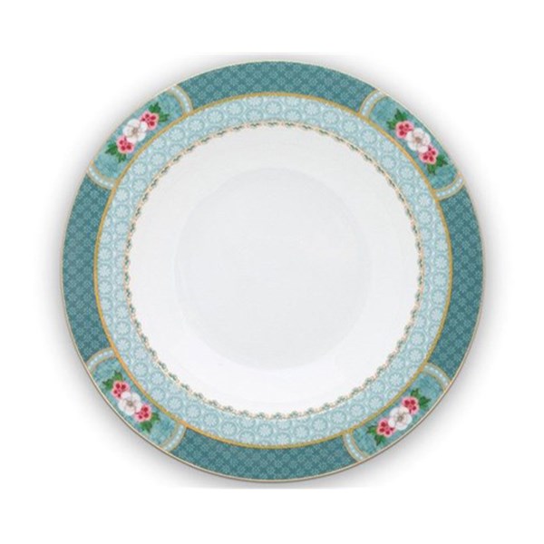 Blushing Birds Mavi Çorba Tabağı 21,5 cm 51001204 