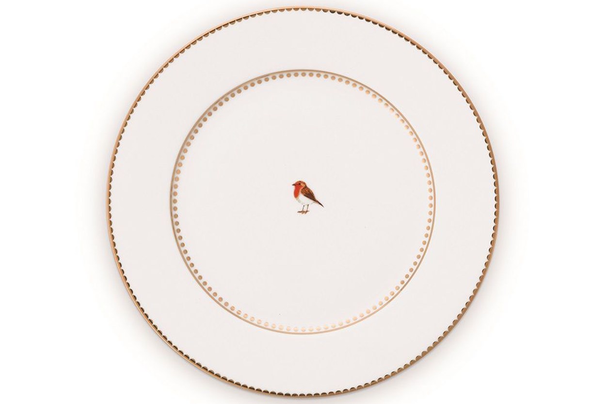 Love Bird Beyaz Yemek Tabağı 26,5 cm 51001263 