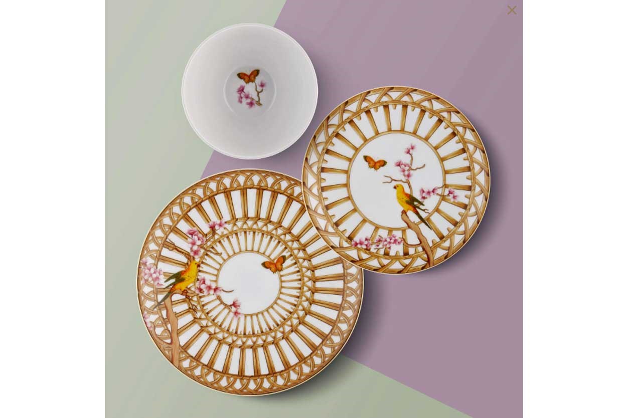 Sakura Porcelain Plate 25 cm CAPSA1BBT25 
