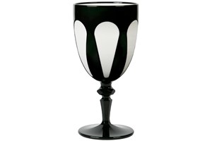 Acrylic Black Wine Glass AGWI.COL01