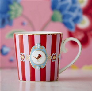 Love Bird Red Pink Porcelain Mug 150 ML 51002034