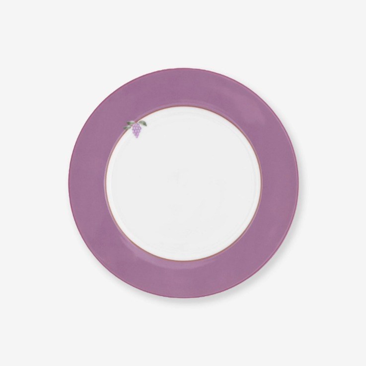 Lily & Lotus Mor Porselen Kahvaltı Tabağı 21 CM 51001470 