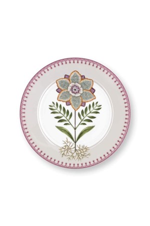 Lily & Lotus Beyaz Porselen Kahvaltı Tabağı 21 Cm  51001471