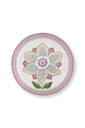 Lily & Lotus Beyaz Porselen Çay Tabağı 9 Cm 51013028