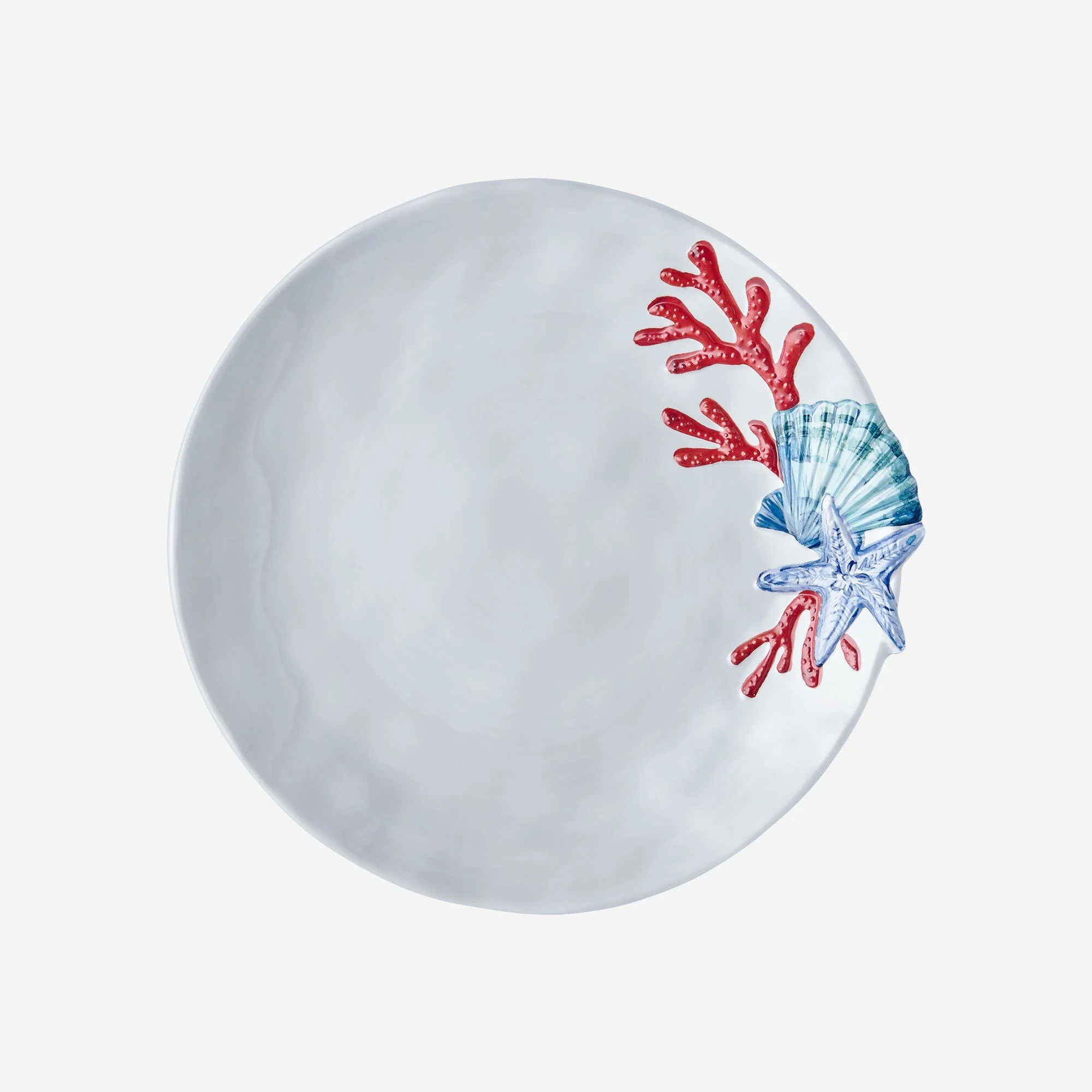 Chiara Alessi Bambu Beyaz Melamin Çukur Tabak 23 cm CAMAK3179CR 