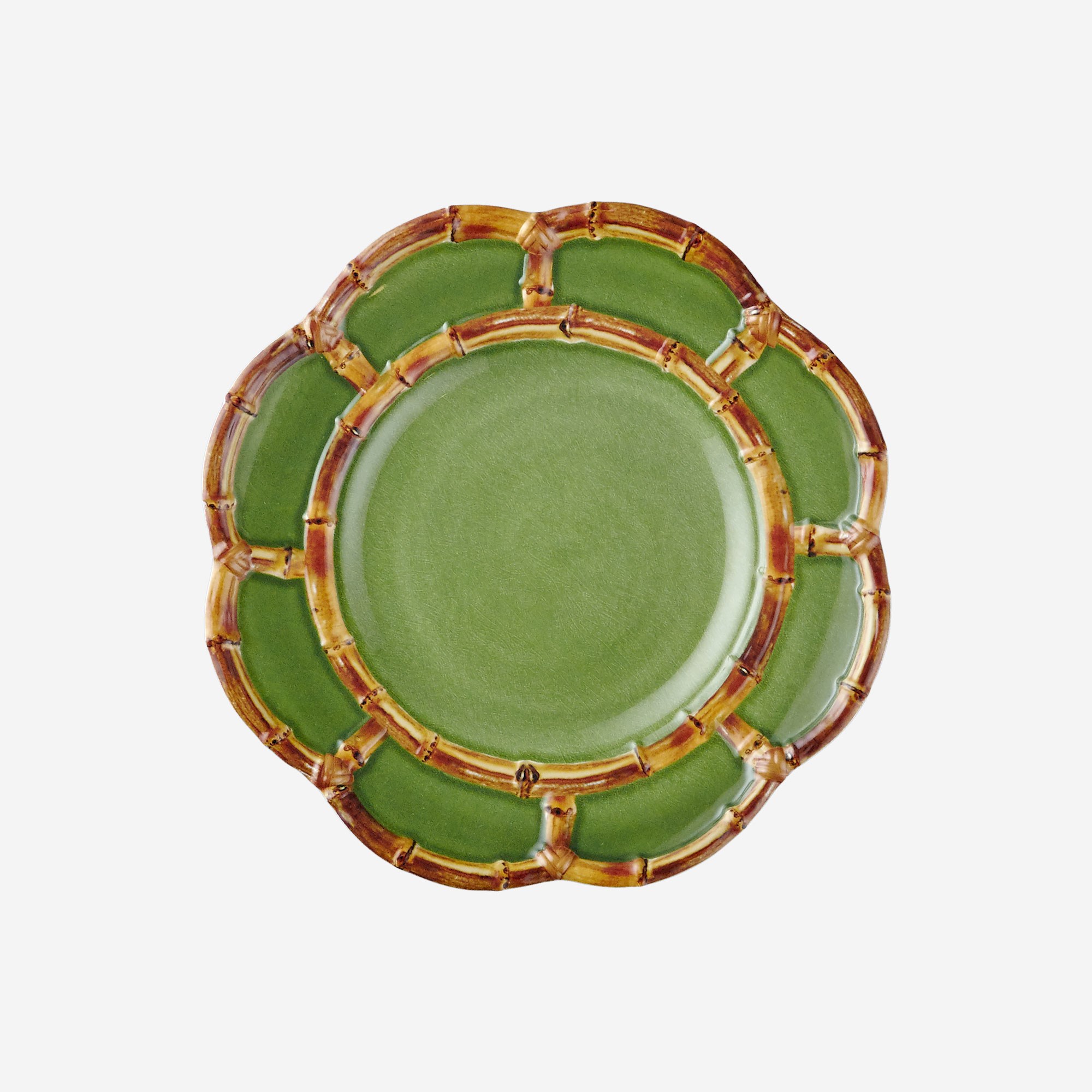 Chiara Alessi Bambu Yeşil Melamin Kahvaltı Tabağı 23 cm CAMGG1279GR 