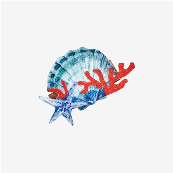 Chiara Alessi Mavi Polyester Bambu 2'li Peçetelik CAT3148NHCR 