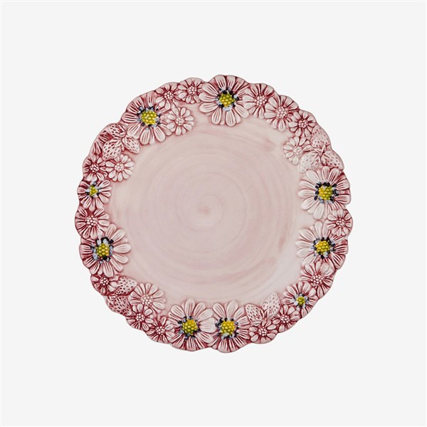 Edelweiss Italy Camomilla Pembe Servis Tabağı 22*22 cm EW711RA 