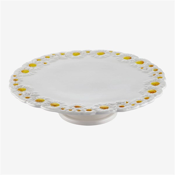 Edelweiss Italy Camomilla Beyaz Kek Standı 36*36 cm EW713D 