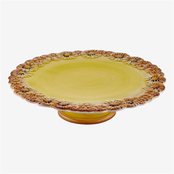 Edelweiss Italy Camomilla Sarı Kek Standı 36*36 cm EW713RG 