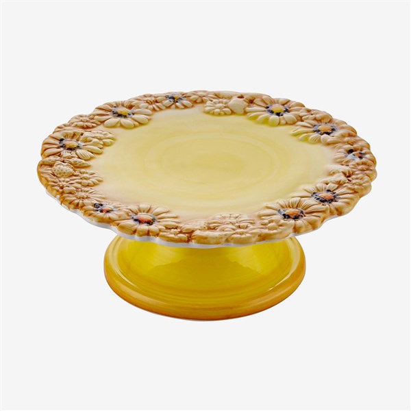 Edelweiss Italy Camomilla Sarı Mini Kek Standı 22*22 cm EW717RG 